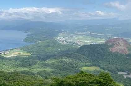 有珠山展望台01 *此视频拍摄于2022年7月7日。